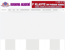 Tablet Screenshot of bornovaakademi.com